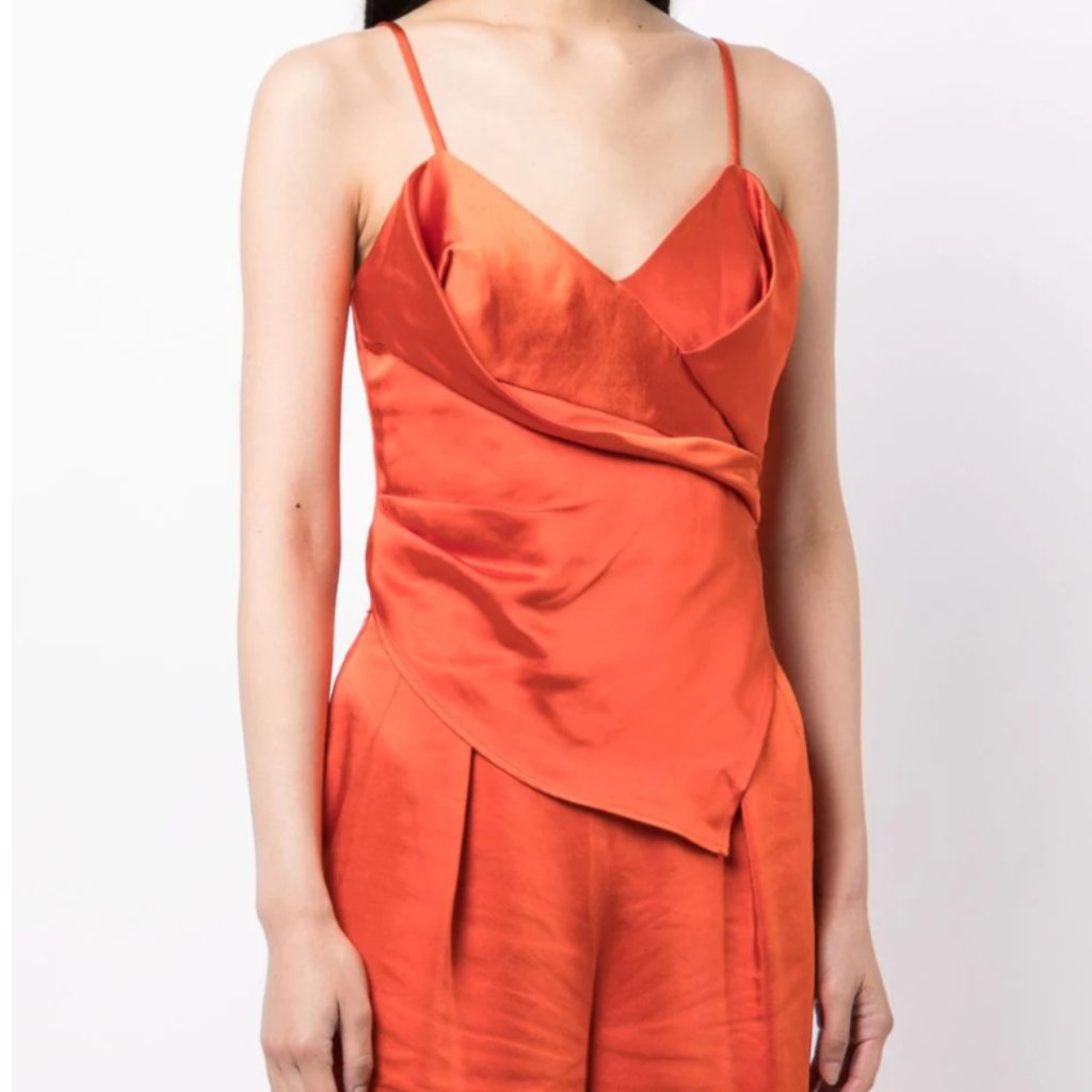 Cult Gaia Nwt Satin Top